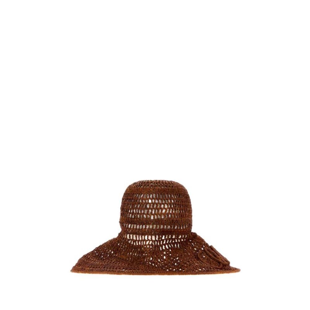 Chloe Women Brown Raffia Hat